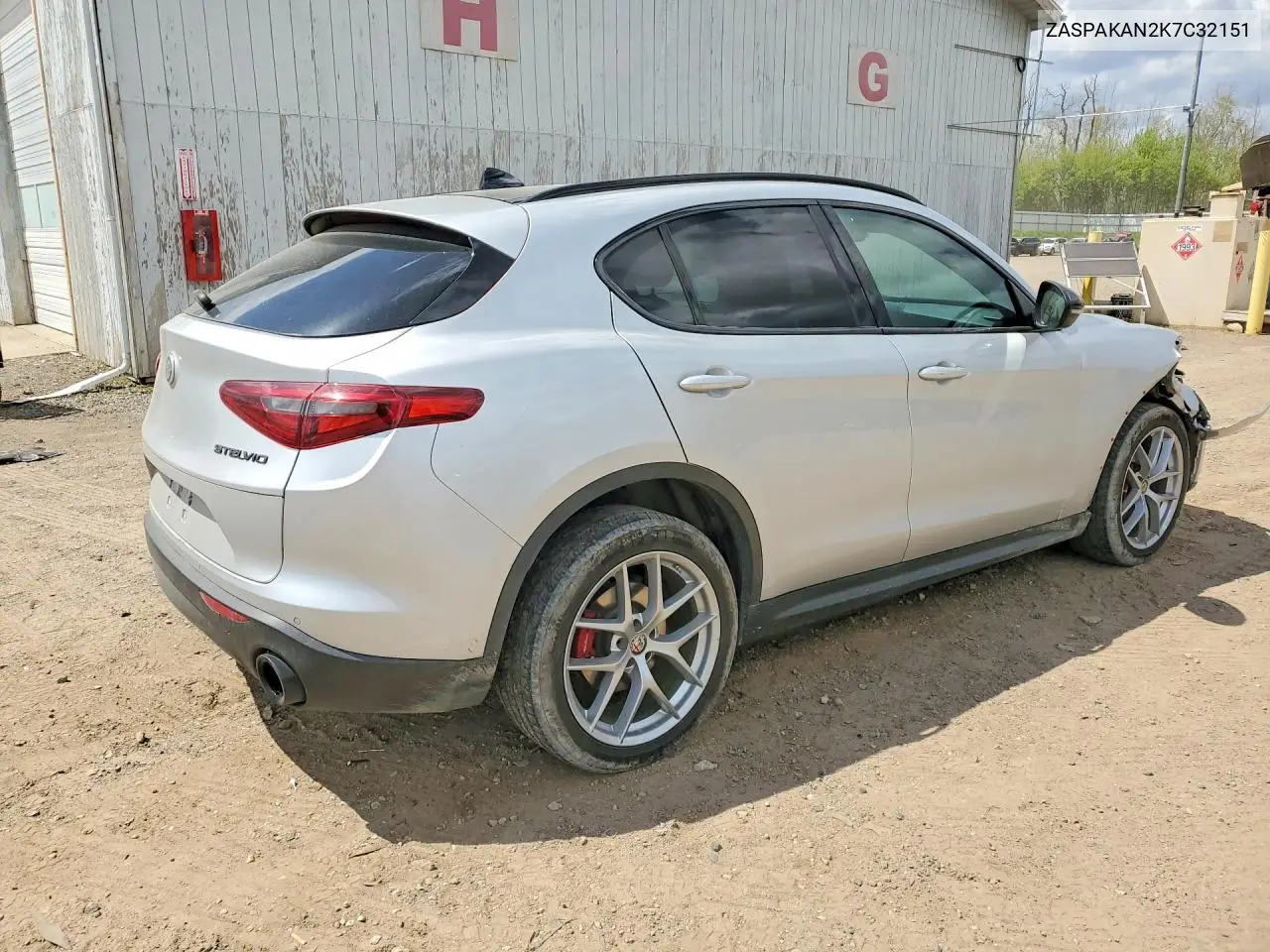 2019 Alfa Romeo Stelvio VIN: ZASPAKAN2K7C32151 Lot: 51912936