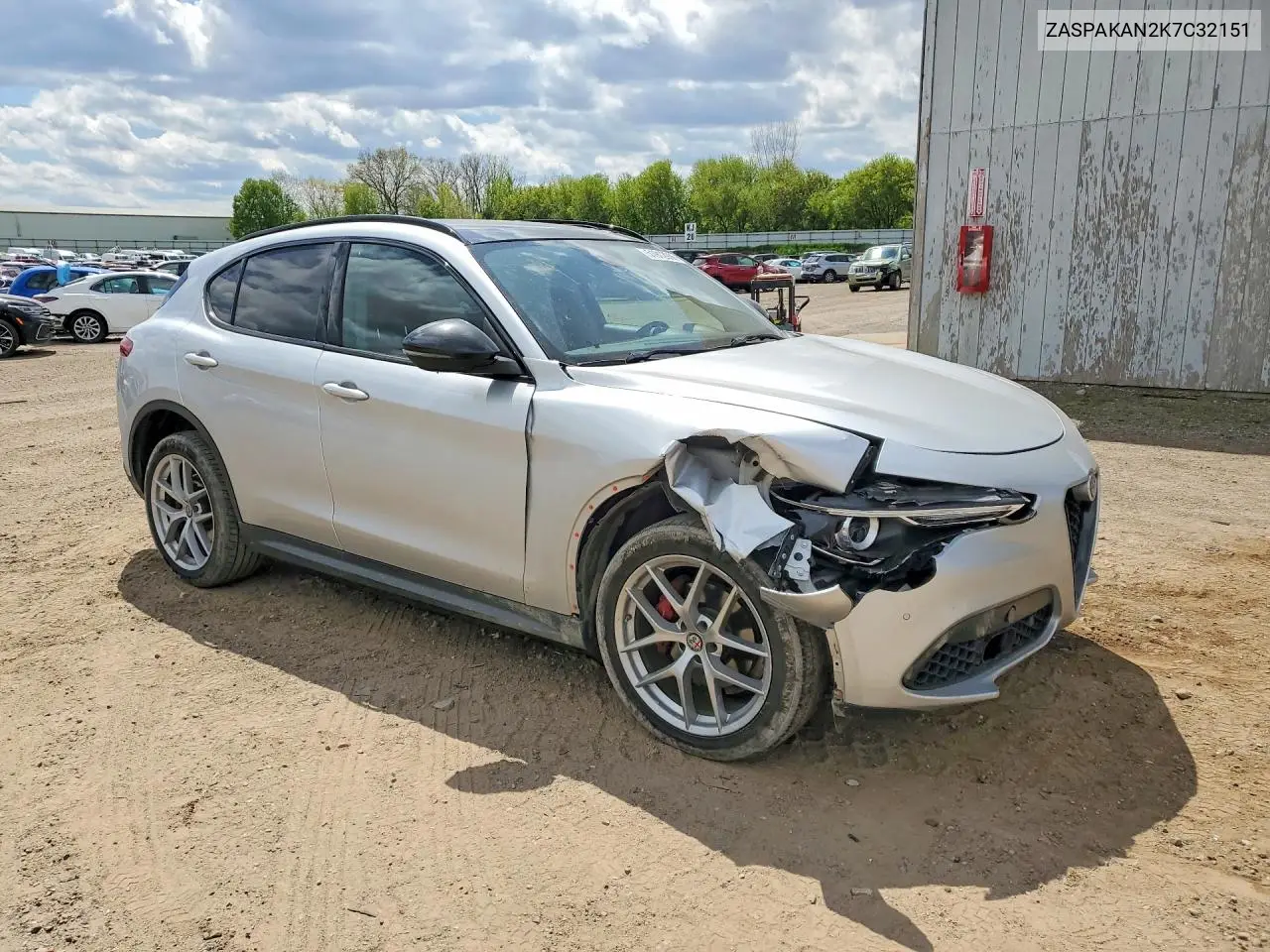 2019 Alfa Romeo Stelvio VIN: ZASPAKAN2K7C32151 Lot: 51912936