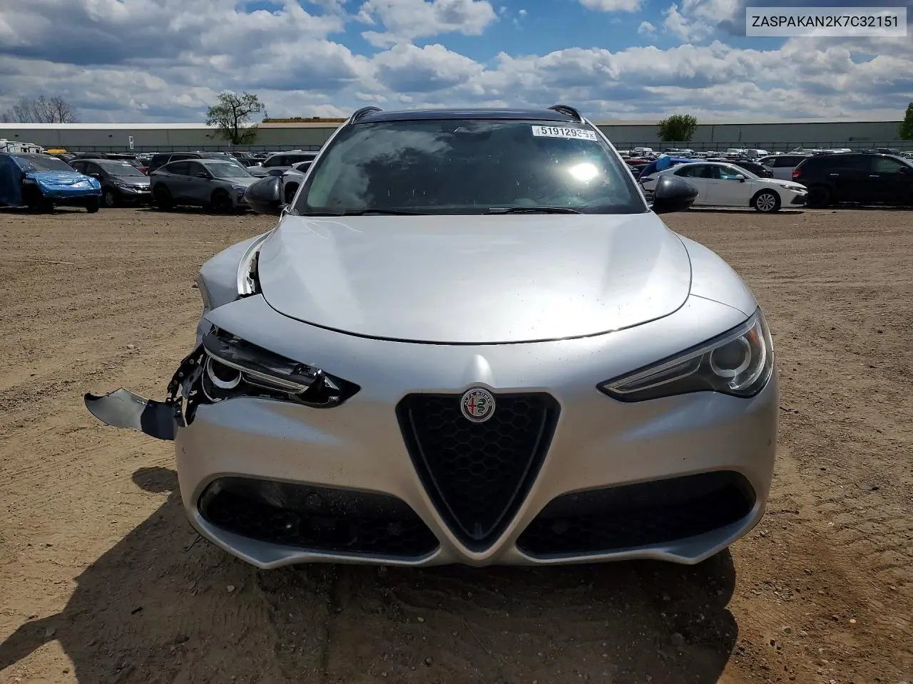 2019 Alfa Romeo Stelvio VIN: ZASPAKAN2K7C32151 Lot: 51912936
