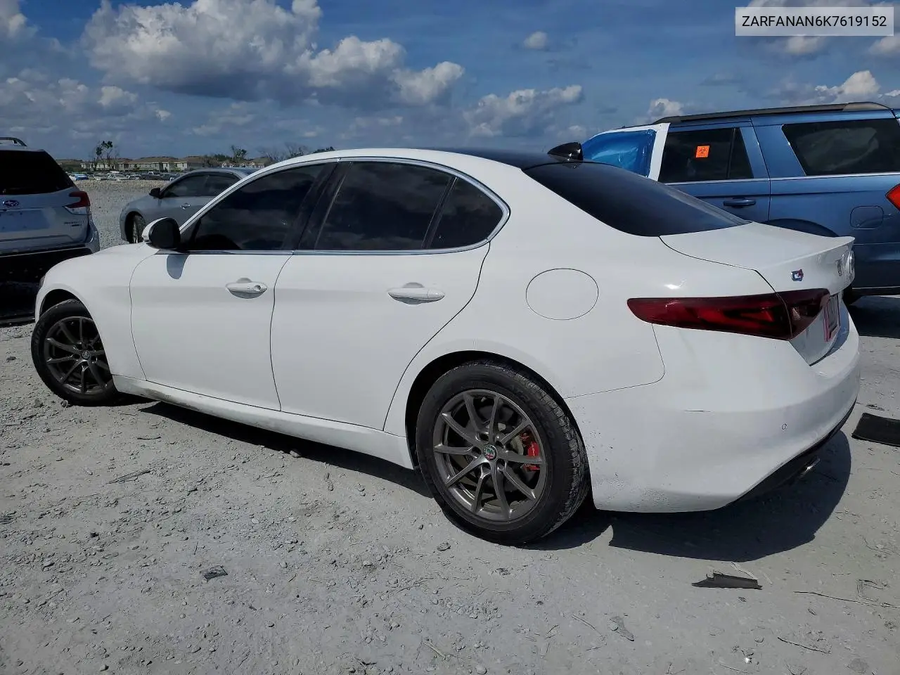 2019 Alfa Romeo Giulia VIN: ZARFANAN6K7619152 Lot: 51990516