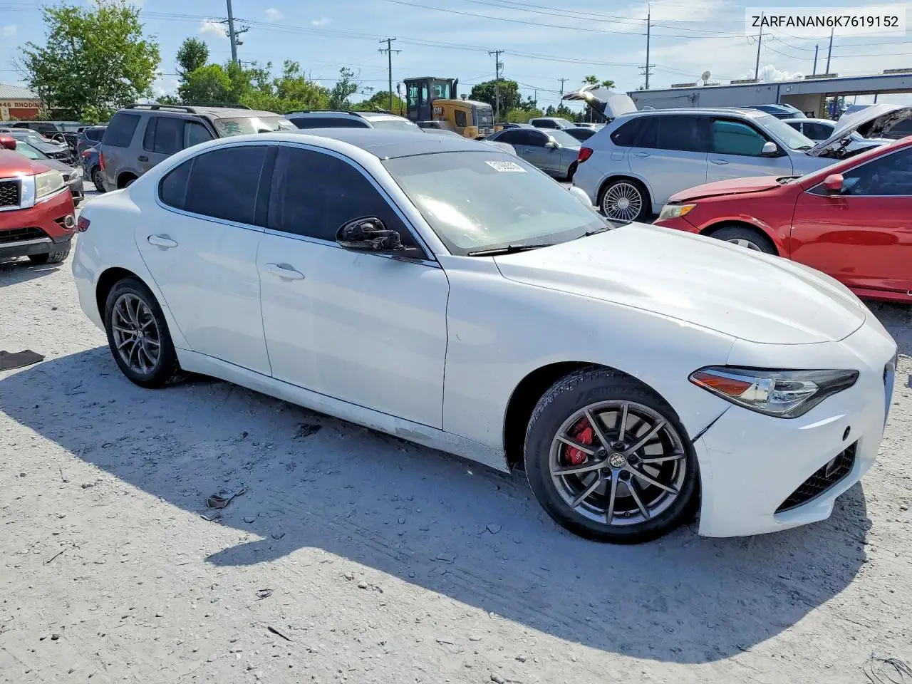 2019 Alfa Romeo Giulia VIN: ZARFANAN6K7619152 Lot: 51990516