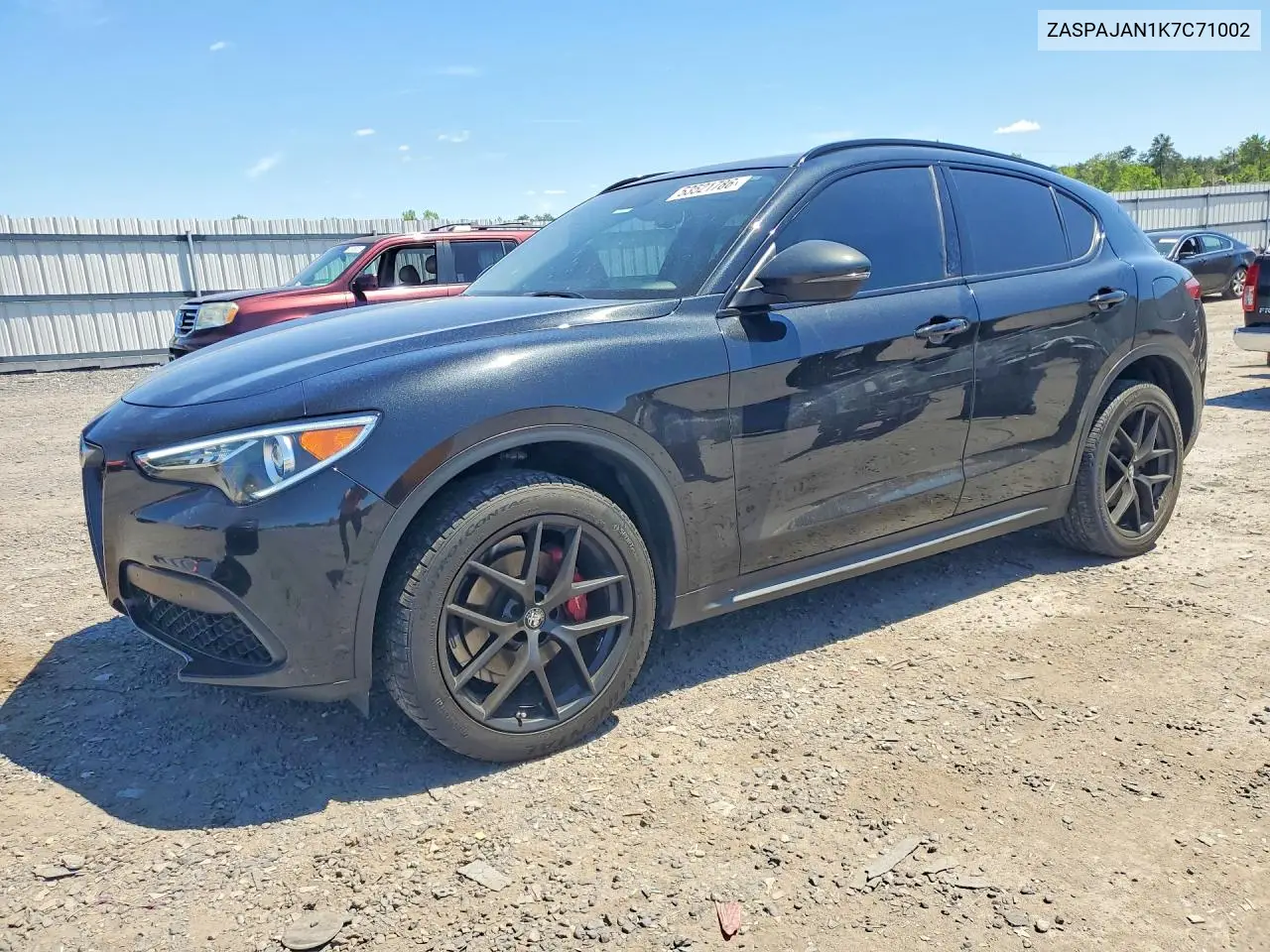2019 Alfa Romeo Stelvio VIN: ZASPAJAN1K7C71002 Lot: 53521786