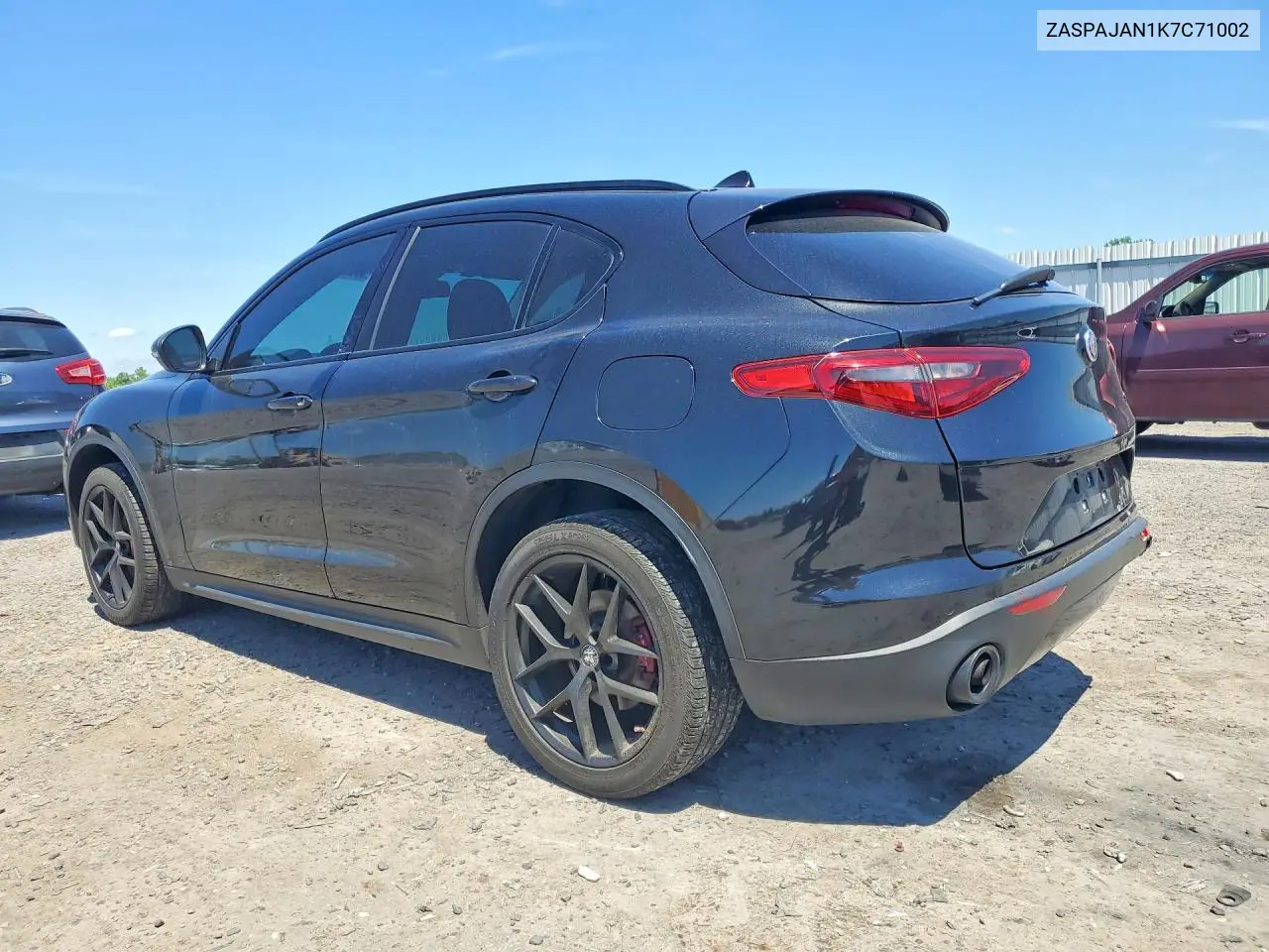 2019 Alfa Romeo Stelvio VIN: ZASPAJAN1K7C71002 Lot: 53521786
