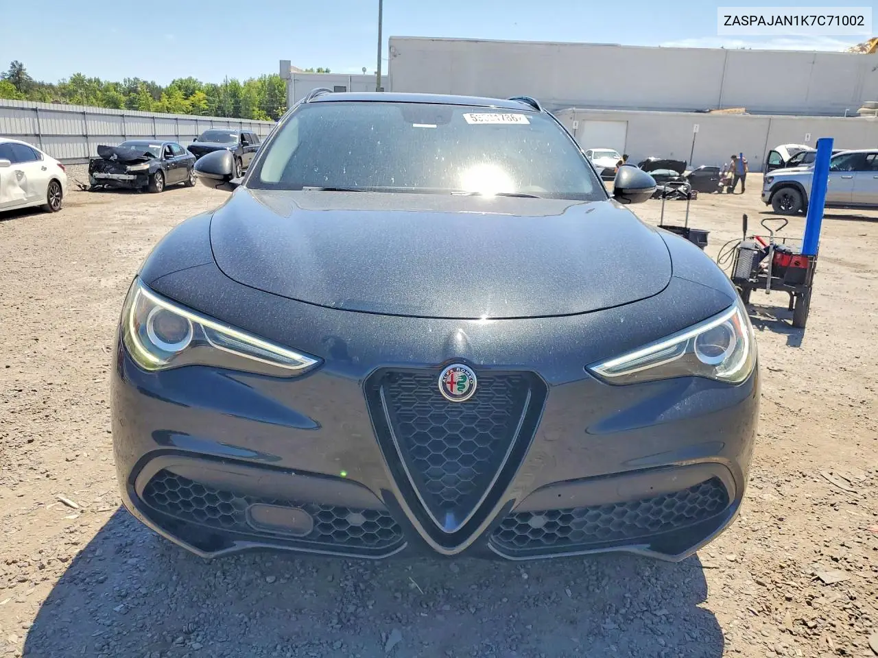 2019 Alfa Romeo Stelvio VIN: ZASPAJAN1K7C71002 Lot: 53521786