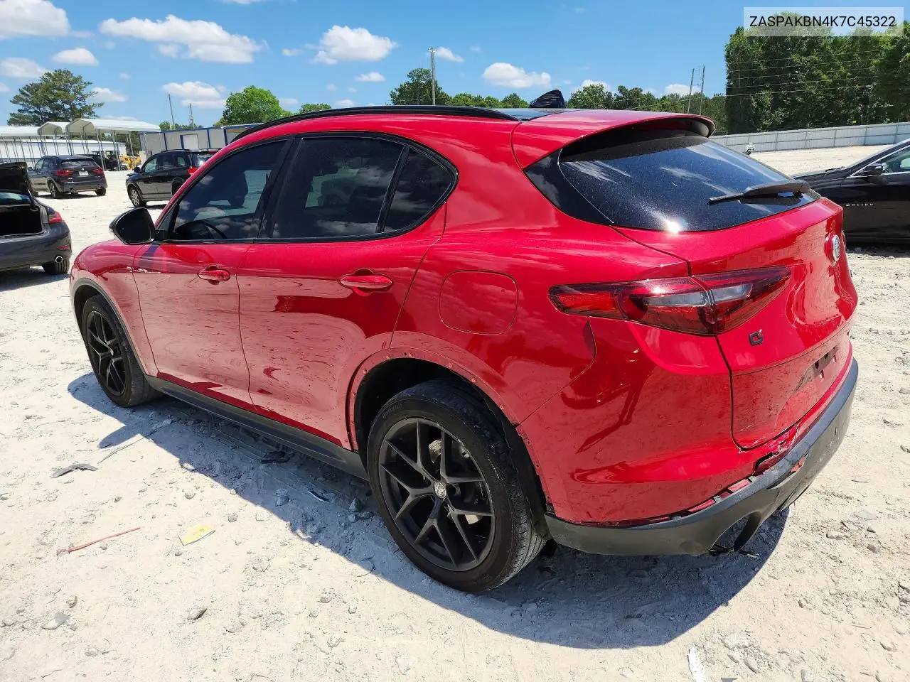 2019 Alfa Romeo Stelvio Ti VIN: ZASPAKBN4K7C45322 Lot: 54042156