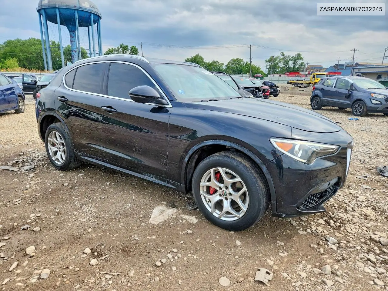 2019 Alfa Romeo Stelvio VIN: ZASPAKAN0K7C32245 Lot: 56250536