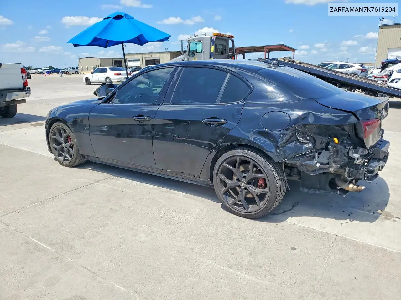 2019 Alfa Romeo Giulia VIN: ZARFAMAN7K7619204 Lot: 57206526