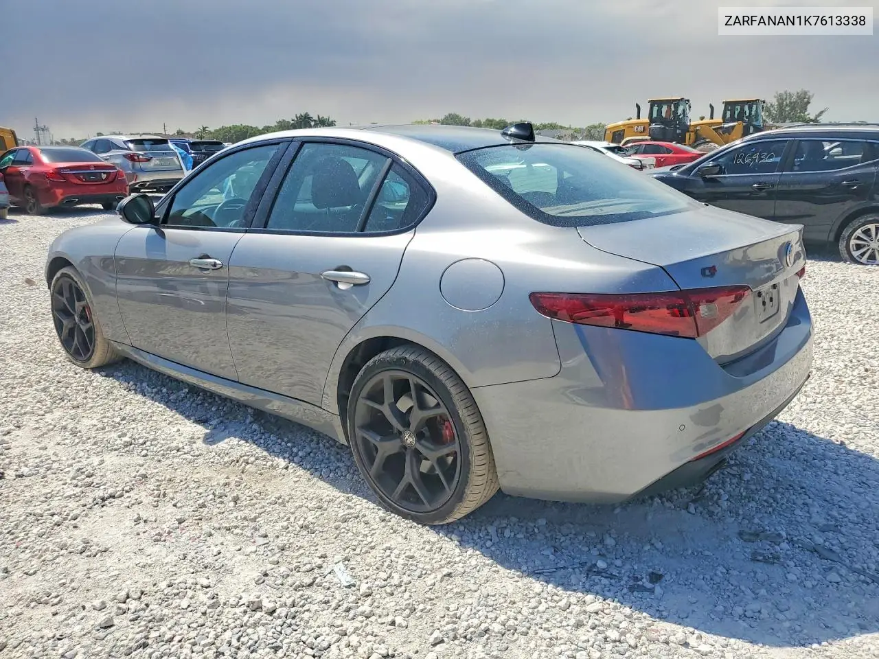 2019 Alfa Romeo Giulia VIN: ZARFANAN1K7613338 Lot: 58007886