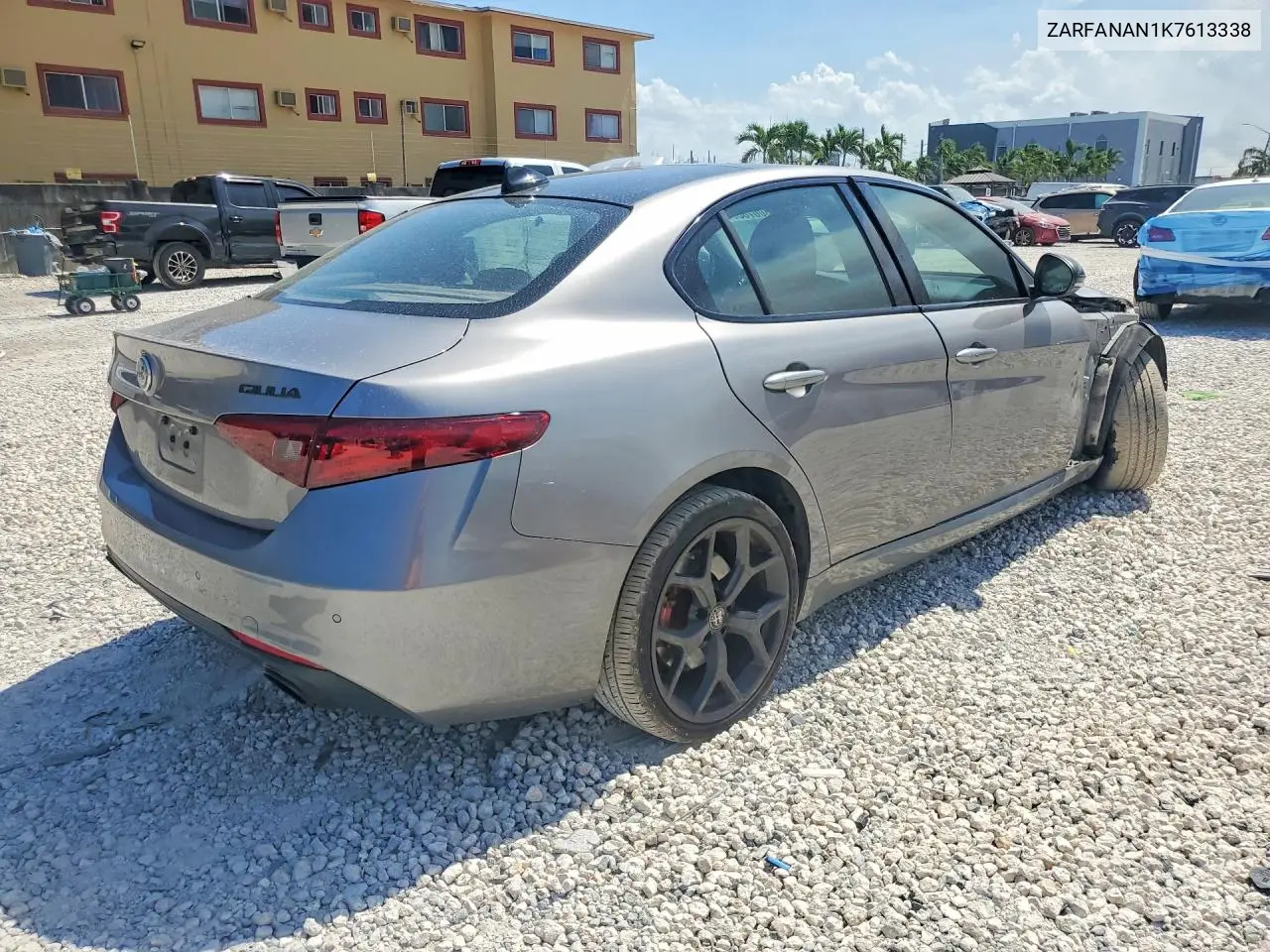 2019 Alfa Romeo Giulia VIN: ZARFANAN1K7613338 Lot: 58007886