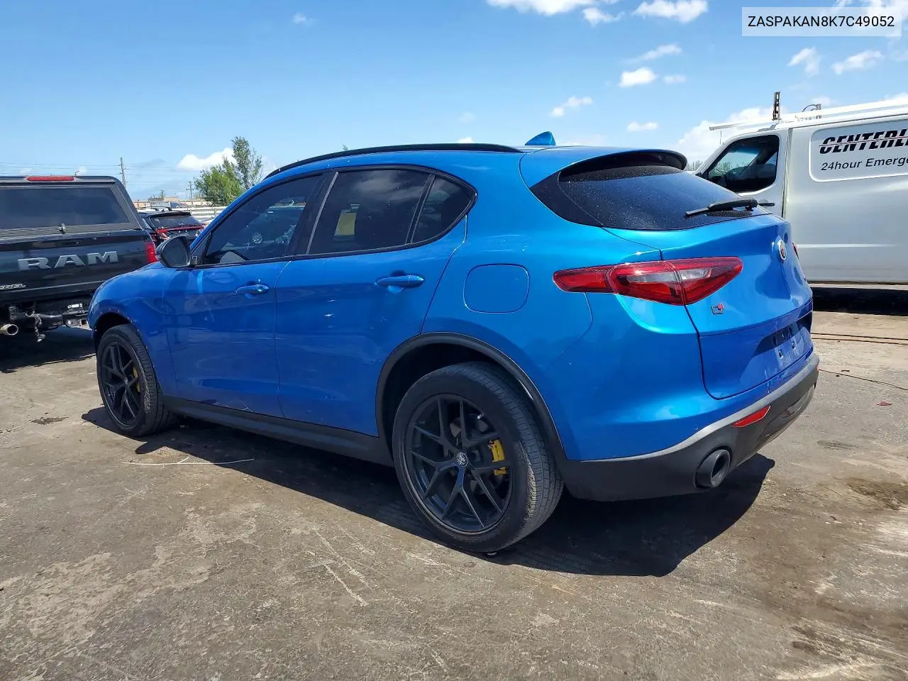 2019 Alfa Romeo Stelvio VIN: ZASPAKAN8K7C49052 Lot: 58272716