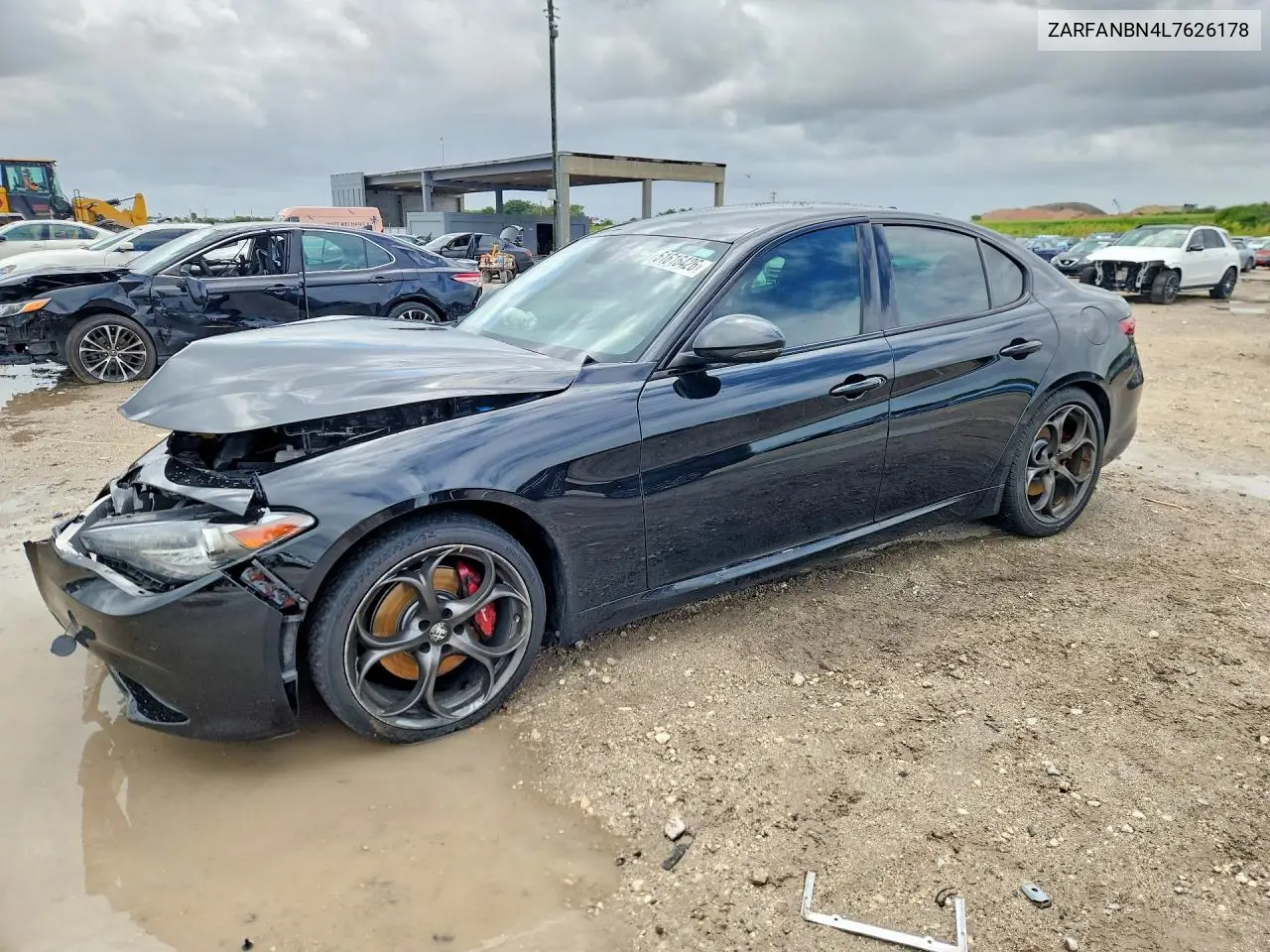 2020 Alfa Romeo Giulia Ti VIN: ZARFANBN4L7626178 Lot: 51616426
