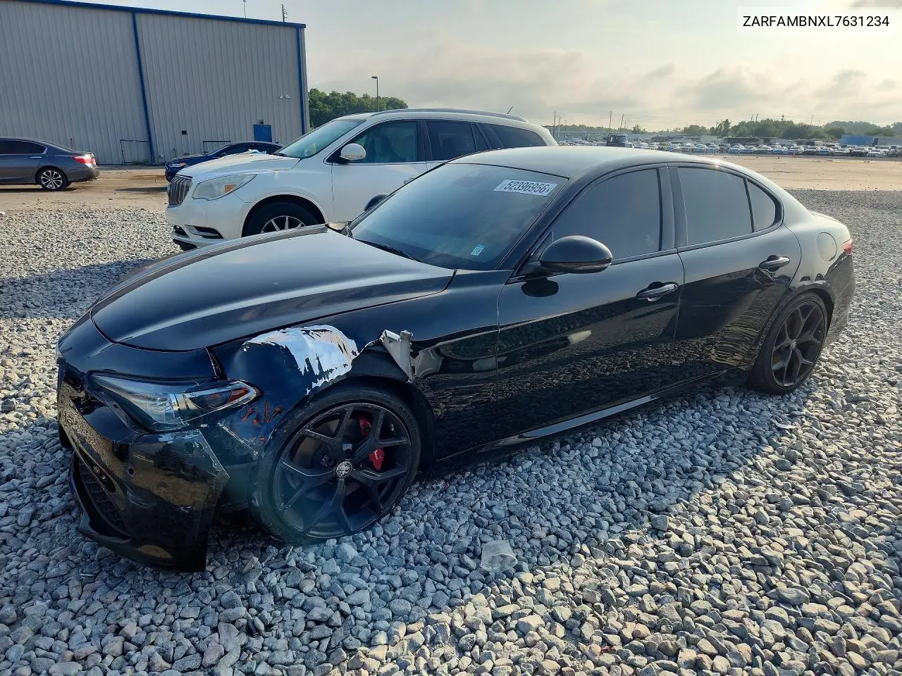 2020 Alfa Romeo Giulia Ti VIN: ZARFAMBNXL7631234 Lot: 52396956