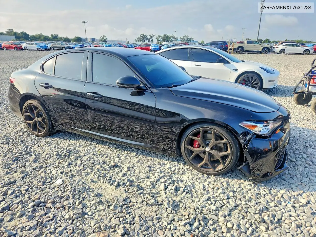 2020 Alfa Romeo Giulia Ti VIN: ZARFAMBNXL7631234 Lot: 52396956