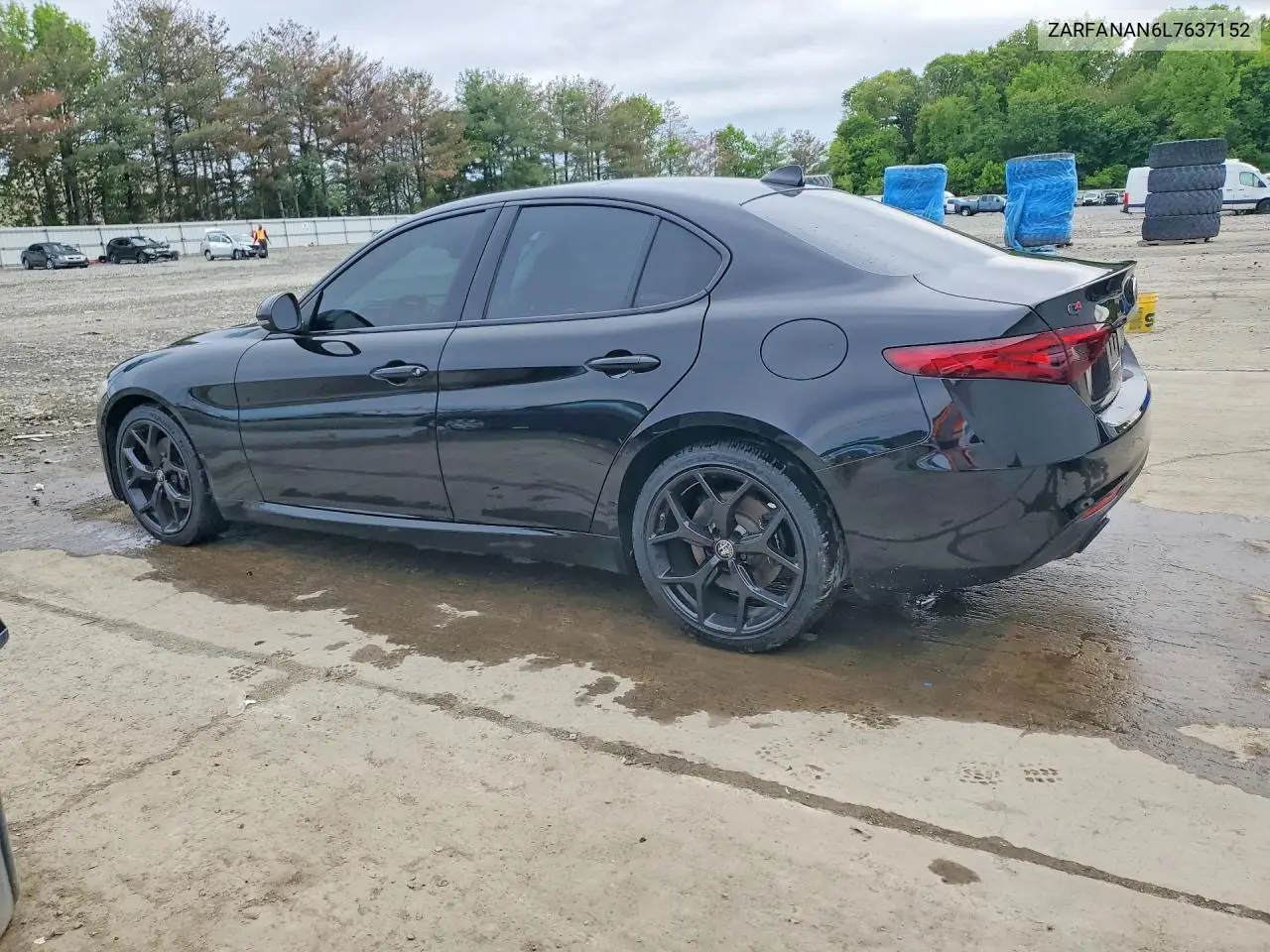 2020 Alfa Romeo Giulia VIN: ZARFANAN6L7637152 Lot: 52891616
