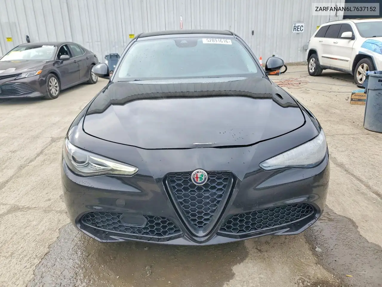 2020 Alfa Romeo Giulia VIN: ZARFANAN6L7637152 Lot: 52891616