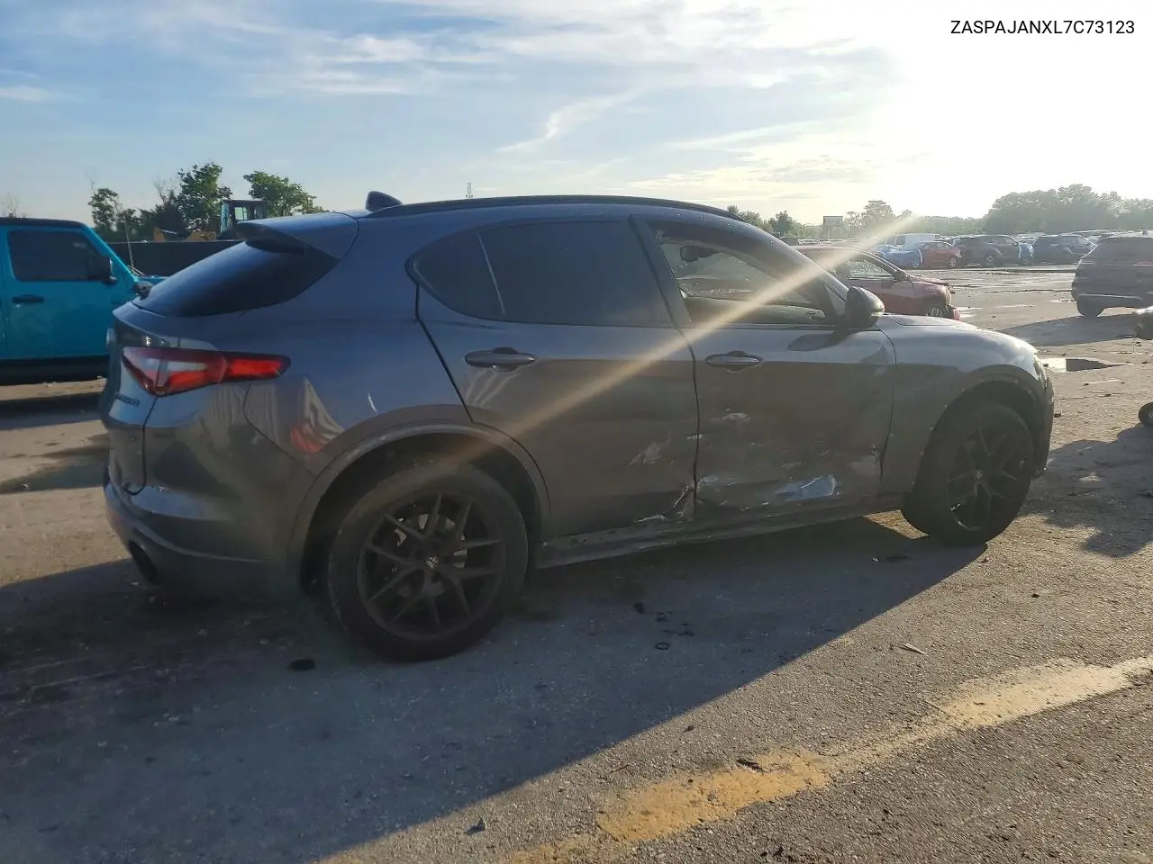 2020 Alfa Romeo Stelvio VIN: ZASPAJANXL7C73123 Lot: 55427806