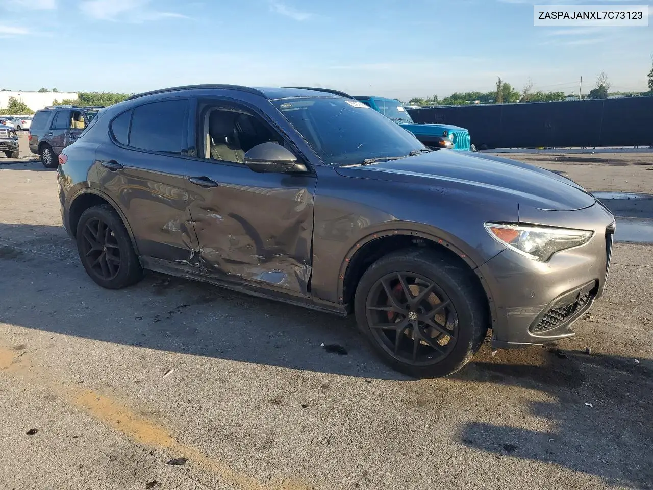 2020 Alfa Romeo Stelvio VIN: ZASPAJANXL7C73123 Lot: 55427806