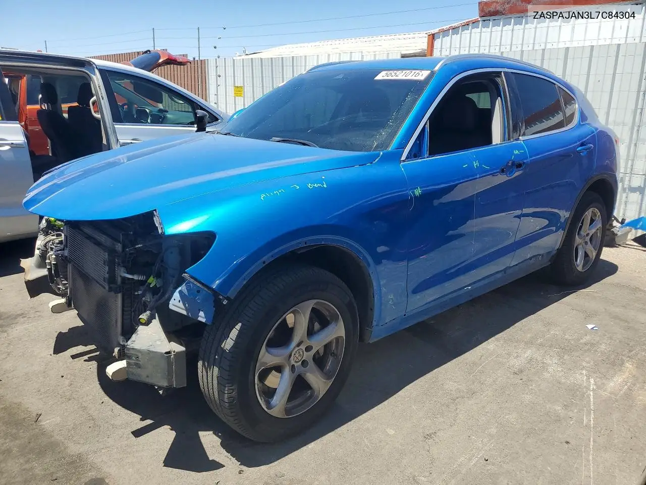 2020 Alfa Romeo Stelvio VIN: ZASPAJAN3L7C84304 Lot: 56521016