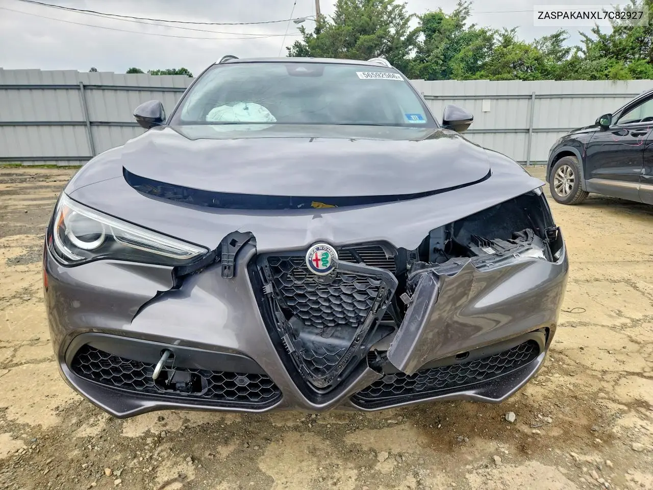 2020 Alfa Romeo Stelvio VIN: ZASPAKANXL7C82927 Lot: 56592566