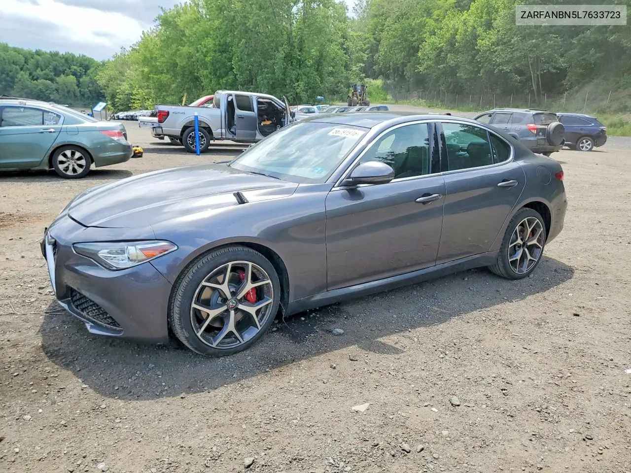 2020 Alfa Romeo Giulia Ti VIN: ZARFANBN5L7633723 Lot: 56791916