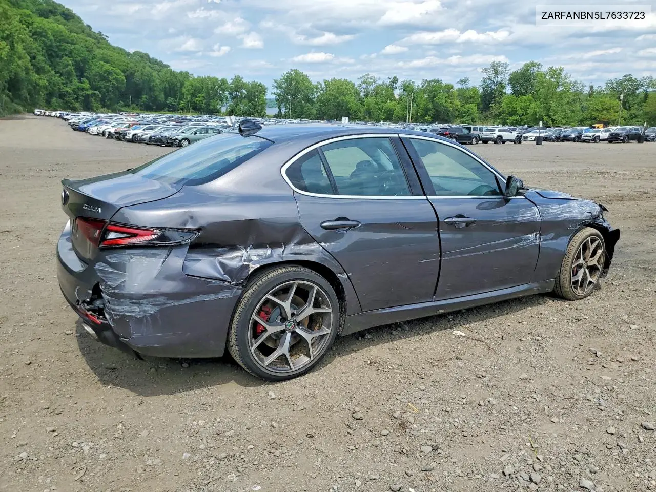 2020 Alfa Romeo Giulia Ti VIN: ZARFANBN5L7633723 Lot: 56791916