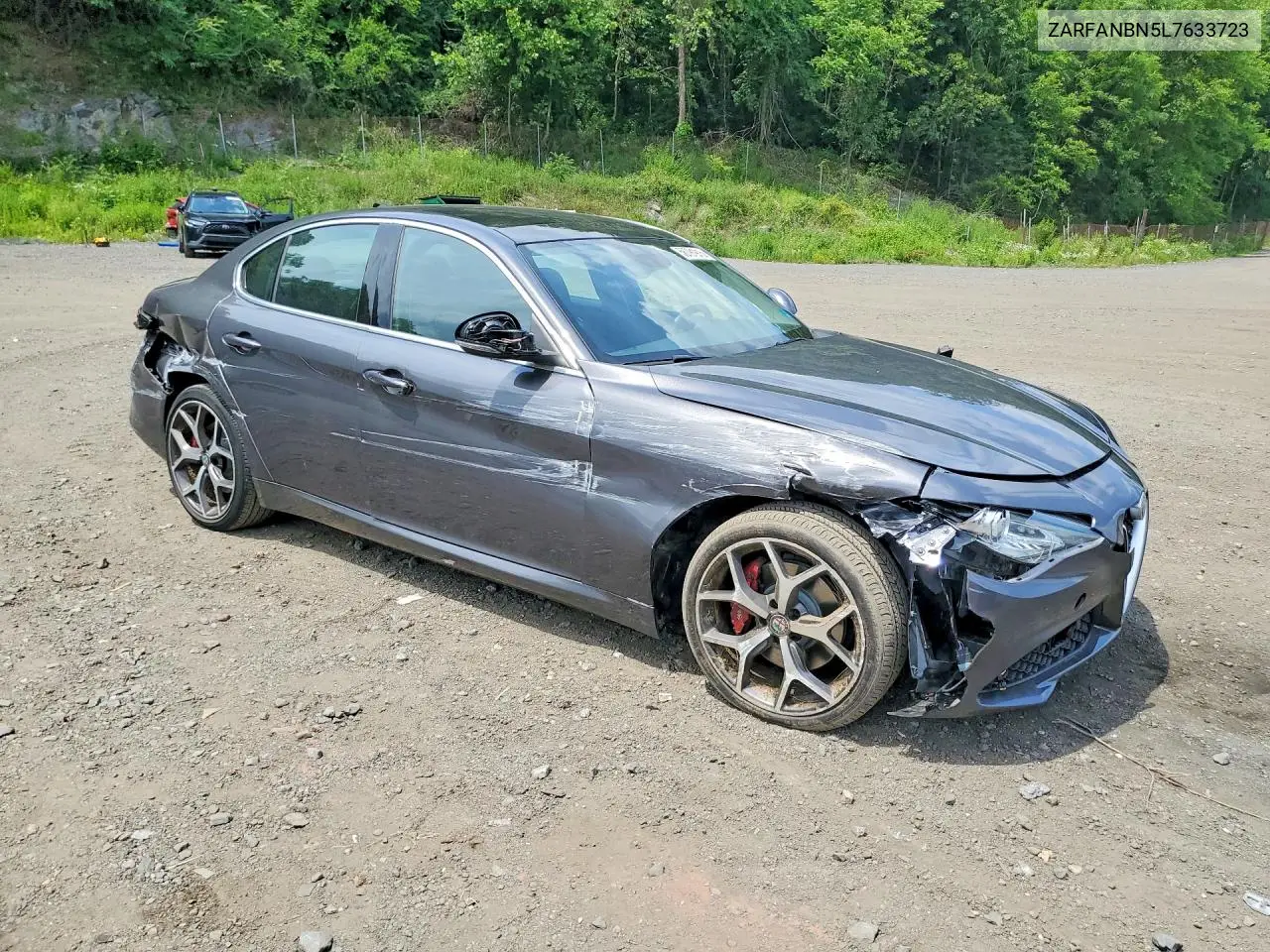 2020 Alfa Romeo Giulia Ti VIN: ZARFANBN5L7633723 Lot: 56791916