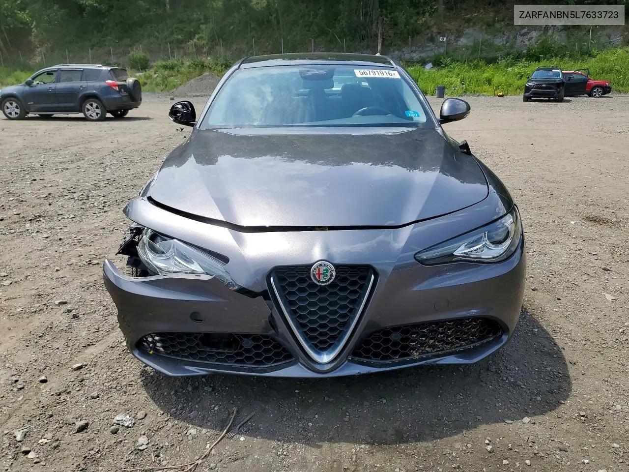2020 Alfa Romeo Giulia Ti VIN: ZARFANBN5L7633723 Lot: 56791916