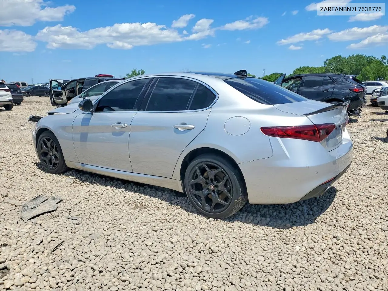 2020 Alfa Romeo Giulia Ti VIN: ZARFANBN7L7638776 Lot: 57631786