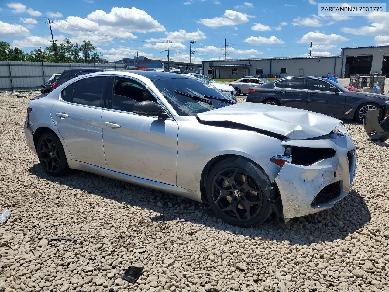 2020 Alfa Romeo Giulia Ti VIN: ZARFANBN7L7638776 Lot: 57631786