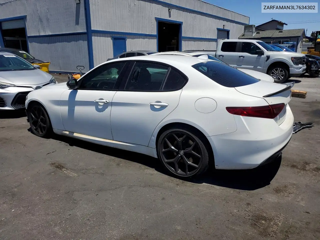 2020 Alfa Romeo Giulia VIN: ZARFAMAN3L7634302 Lot: 58961466