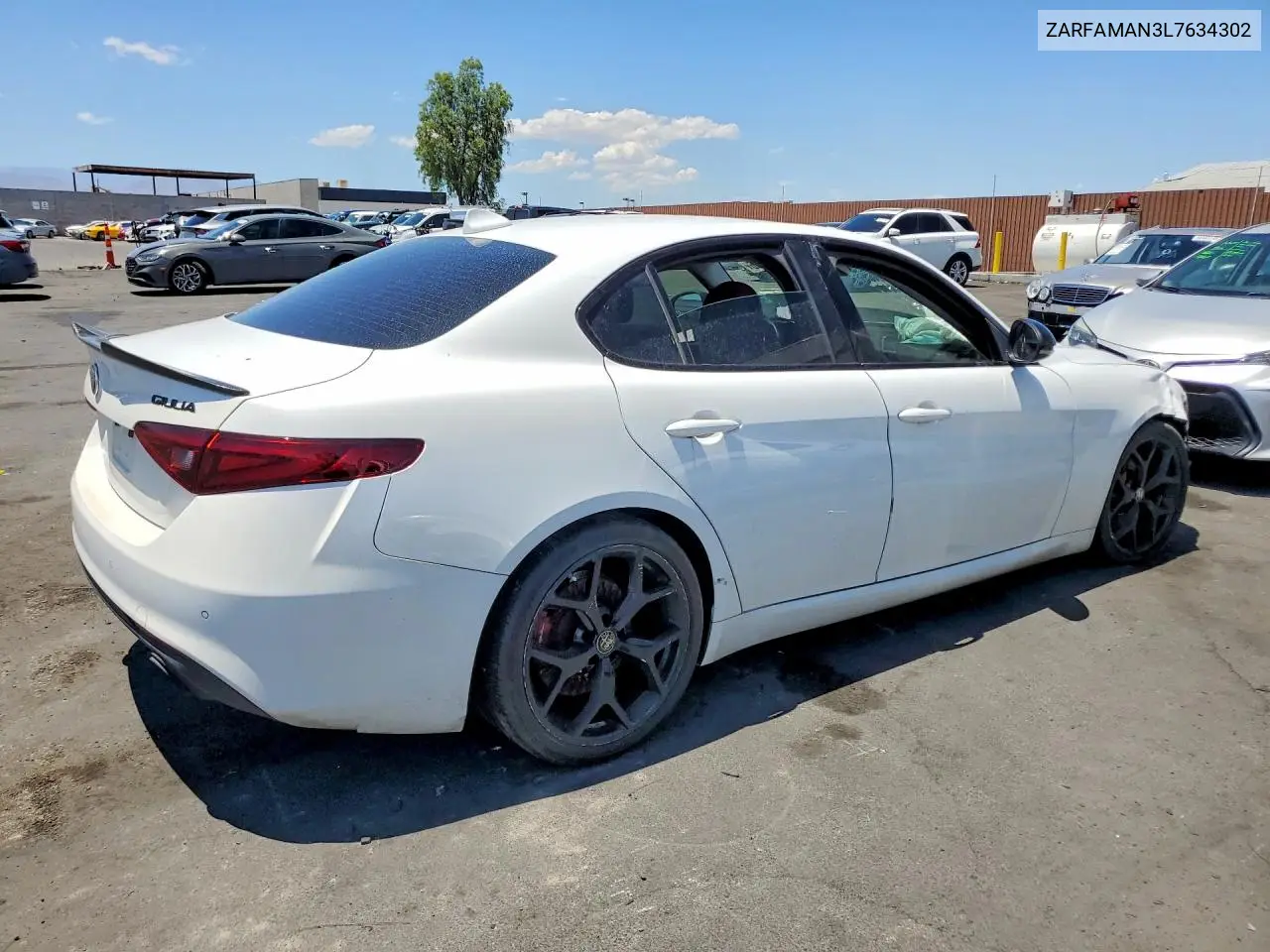 2020 Alfa Romeo Giulia VIN: ZARFAMAN3L7634302 Lot: 58961466