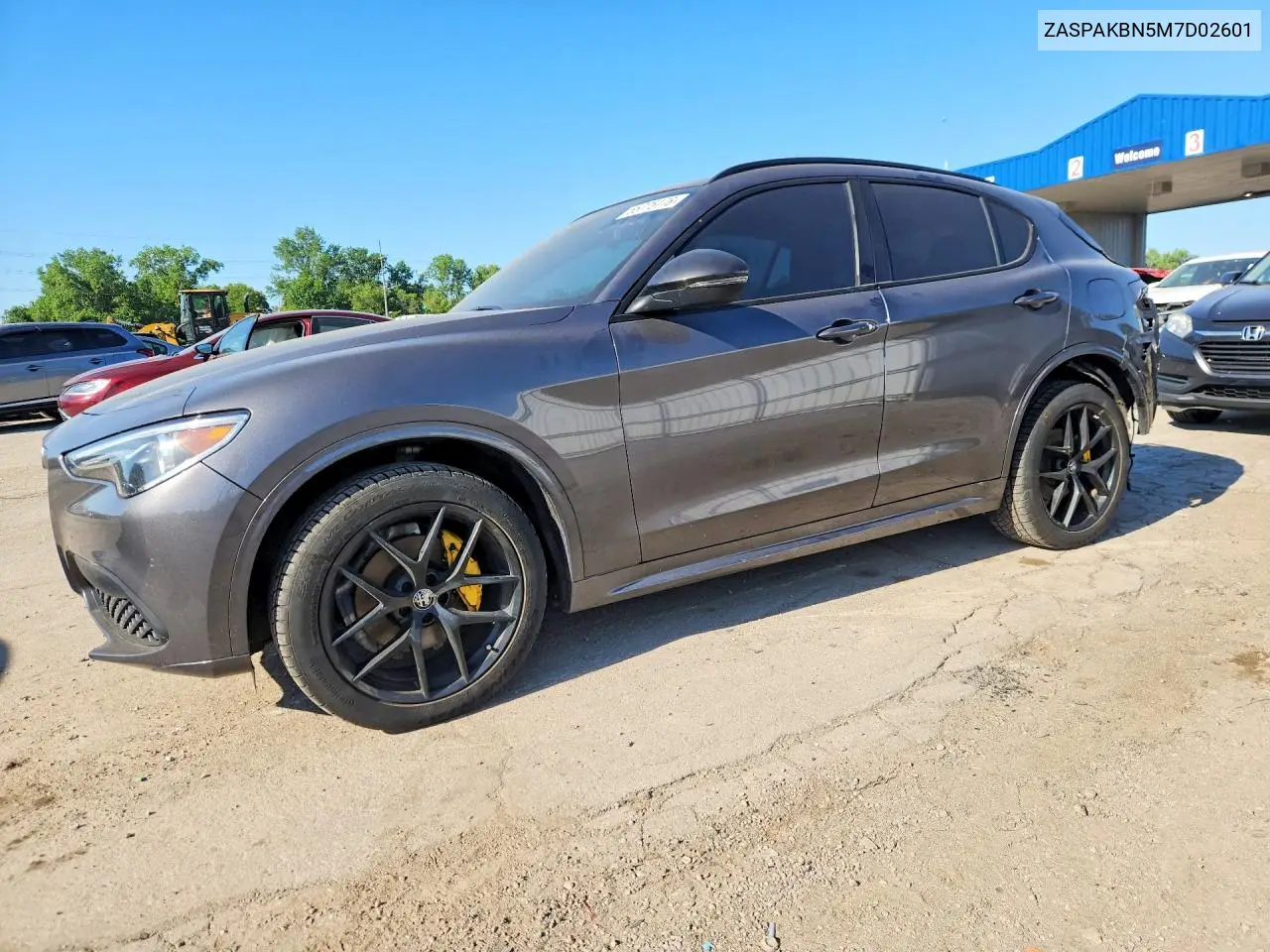 2021 Alfa Romeo Stelvio Ti VIN: ZASPAKBN5M7D02601 Lot: 55775176