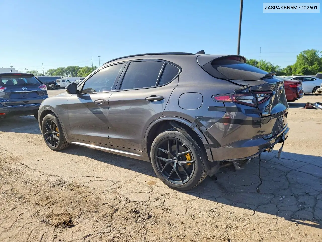 2021 Alfa Romeo Stelvio Ti VIN: ZASPAKBN5M7D02601 Lot: 55775176