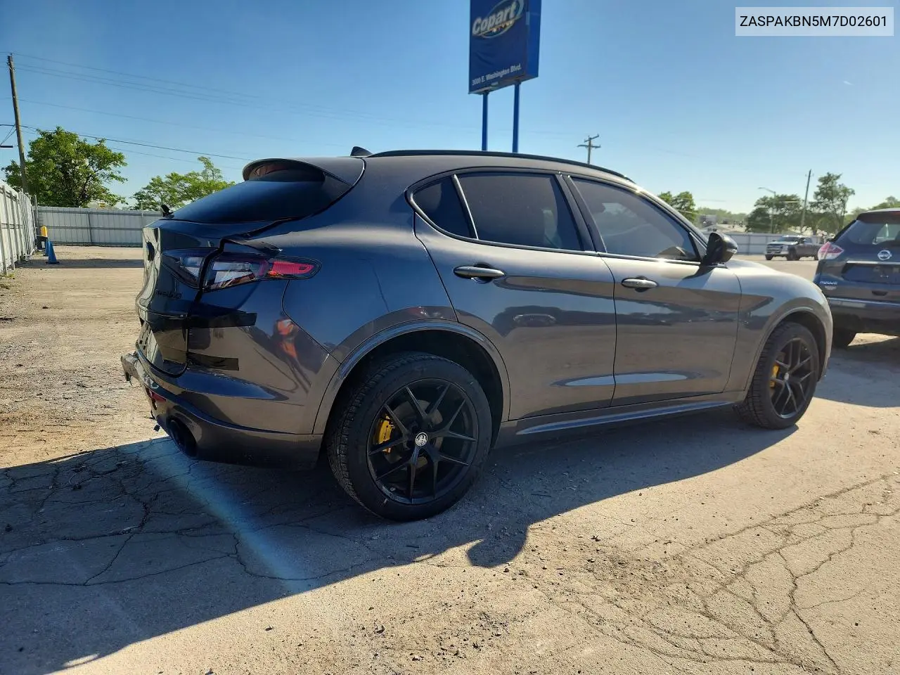 2021 Alfa Romeo Stelvio Ti VIN: ZASPAKBN5M7D02601 Lot: 55775176