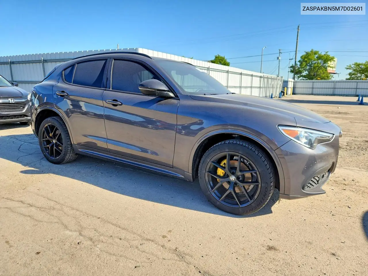 2021 Alfa Romeo Stelvio Ti VIN: ZASPAKBN5M7D02601 Lot: 55775176