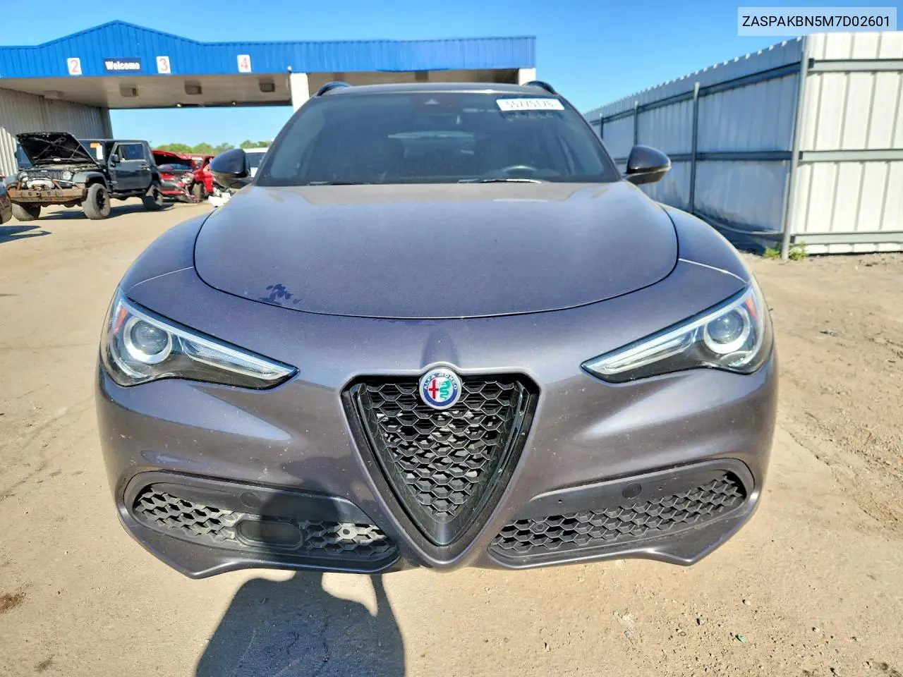 2021 Alfa Romeo Stelvio Ti VIN: ZASPAKBN5M7D02601 Lot: 55775176