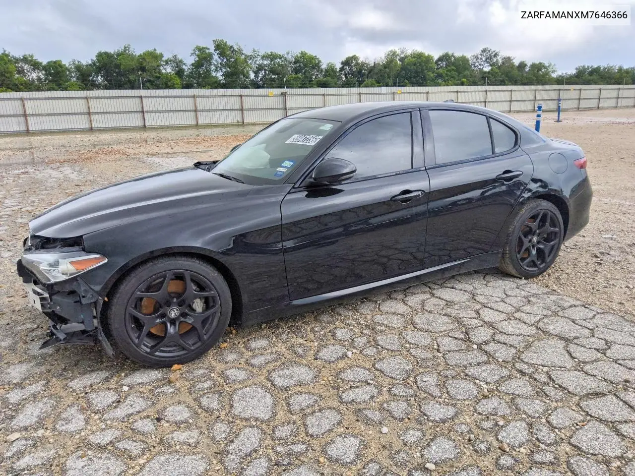 2021 Alfa Romeo Giulia Sport VIN: ZARFAMANXM7646366 Lot: 55947256