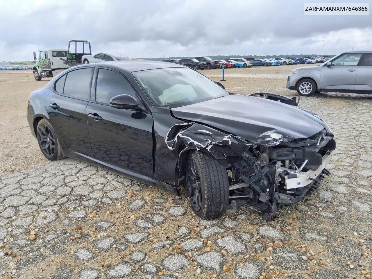 2021 Alfa Romeo Giulia Sport VIN: ZARFAMANXM7646366 Lot: 55947256
