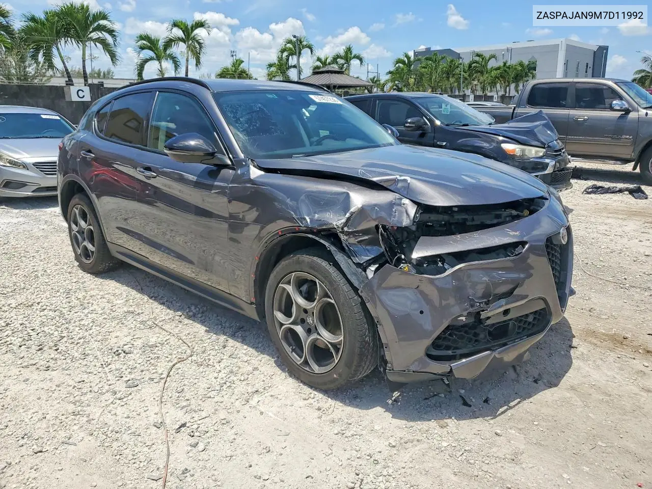 2021 Alfa Romeo Stelvio Sport VIN: ZASPAJAN9M7D11992 Lot: 57457236