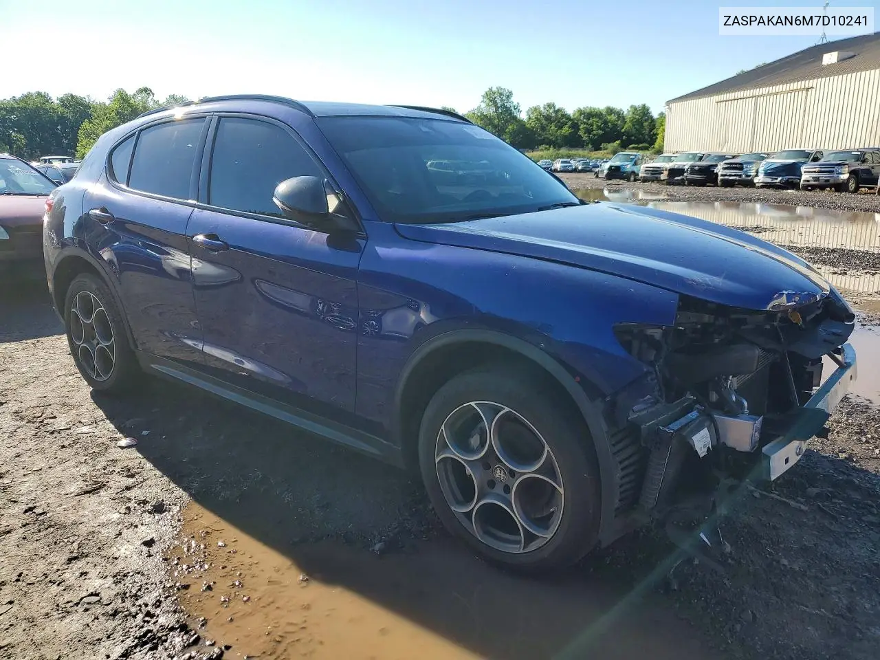 2021 Alfa Romeo Stelvio Sport VIN: ZASPAKAN6M7D10241 Lot: 58741546