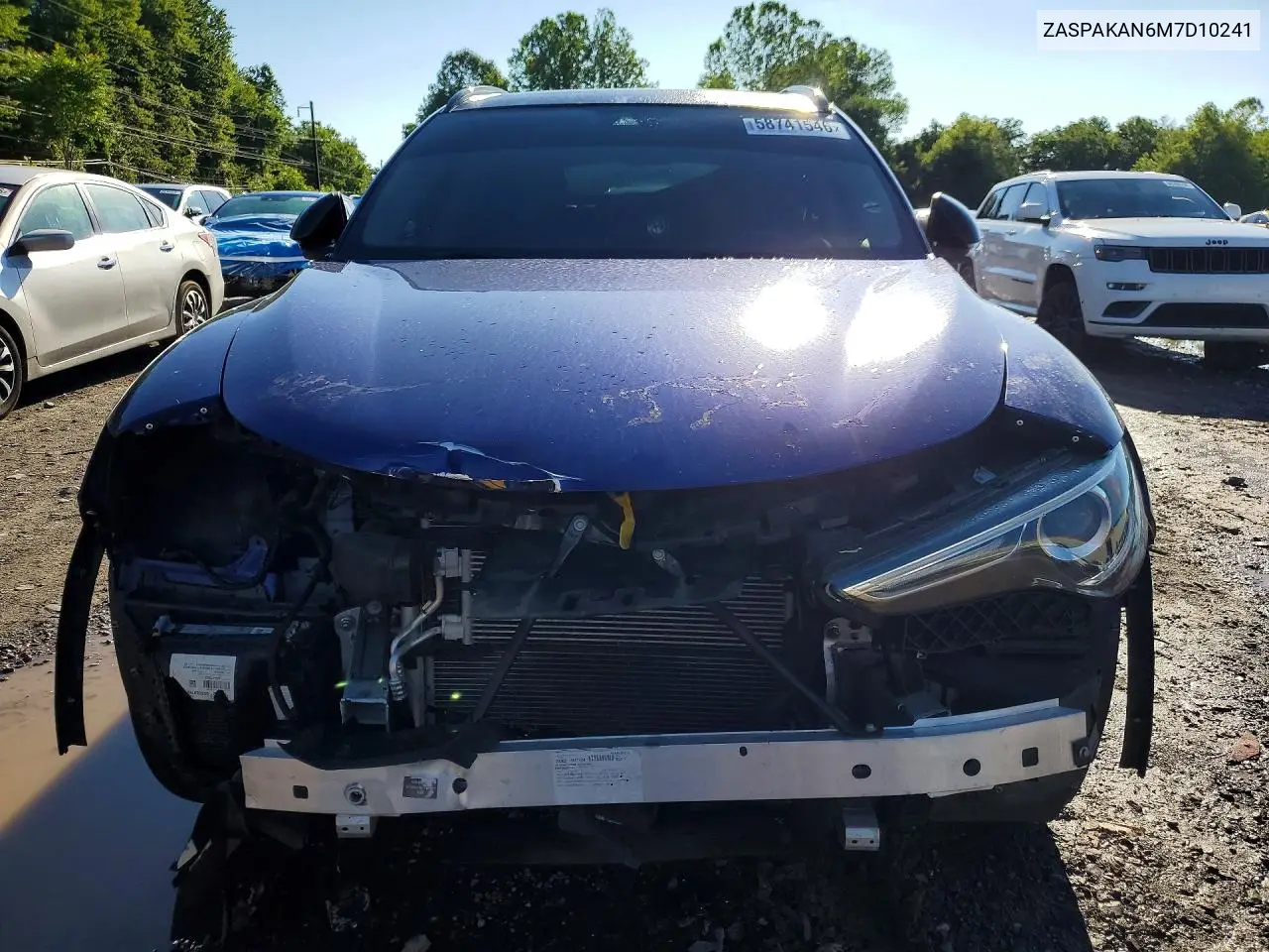 2021 Alfa Romeo Stelvio Sport VIN: ZASPAKAN6M7D10241 Lot: 58741546