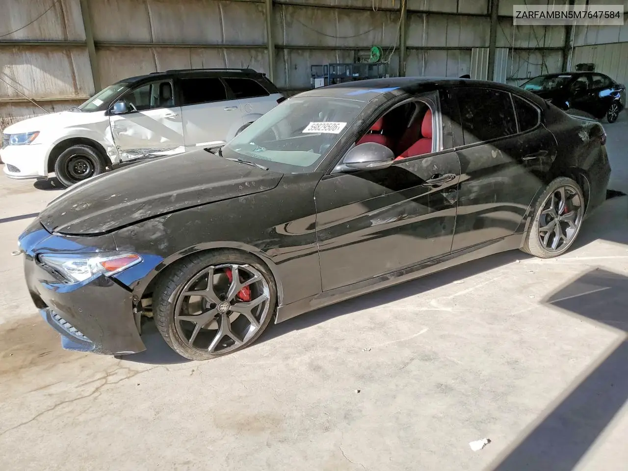 2021 Alfa Romeo Giulia Ti VIN: ZARFAMBN5M7647584 Lot: 59829506