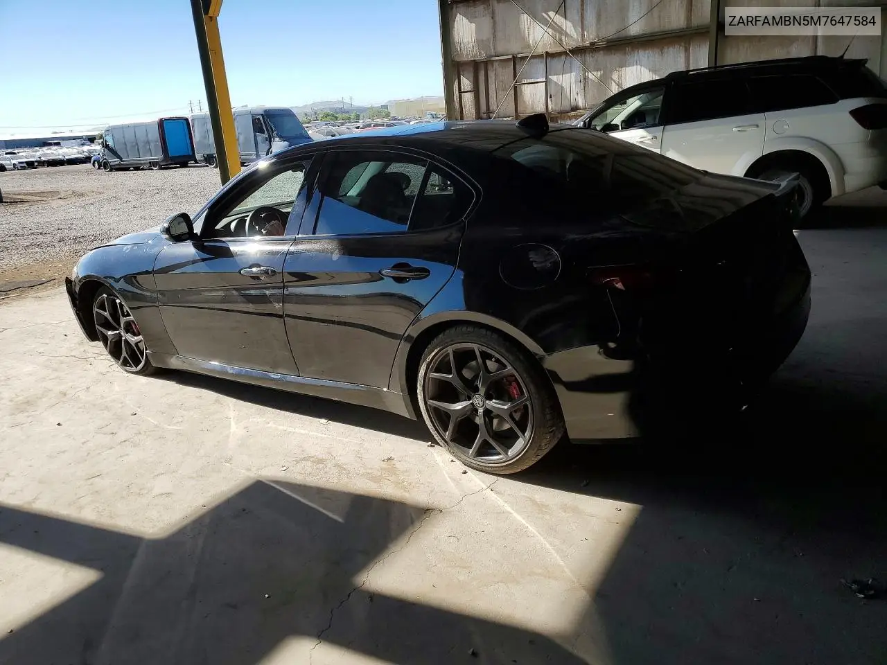 2021 Alfa Romeo Giulia Ti VIN: ZARFAMBN5M7647584 Lot: 59829506