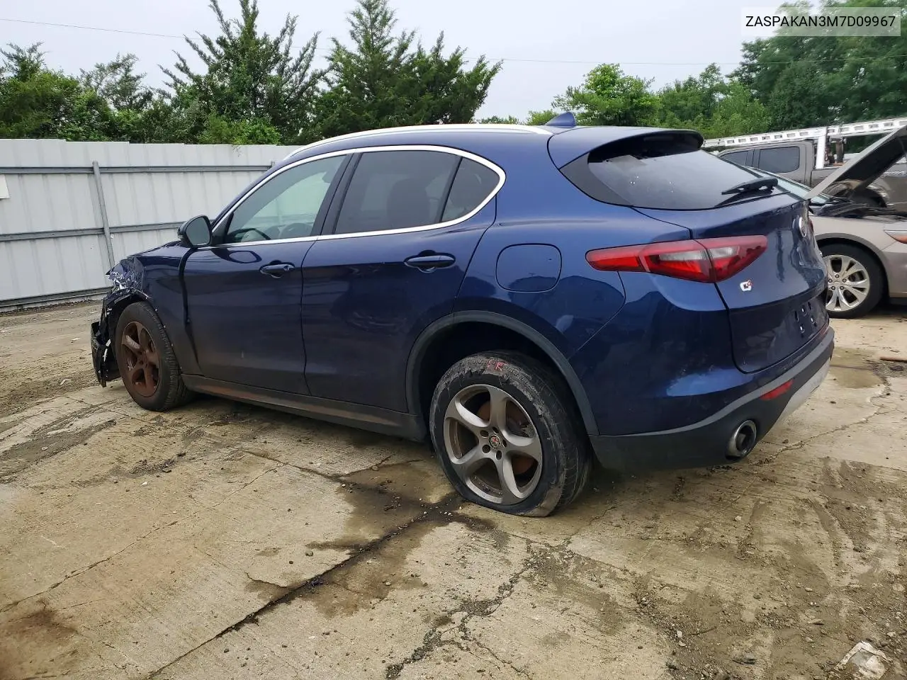 2021 Alfa Romeo Stelvio Sport VIN: ZASPAKAN3M7D09967 Lot: 60084416