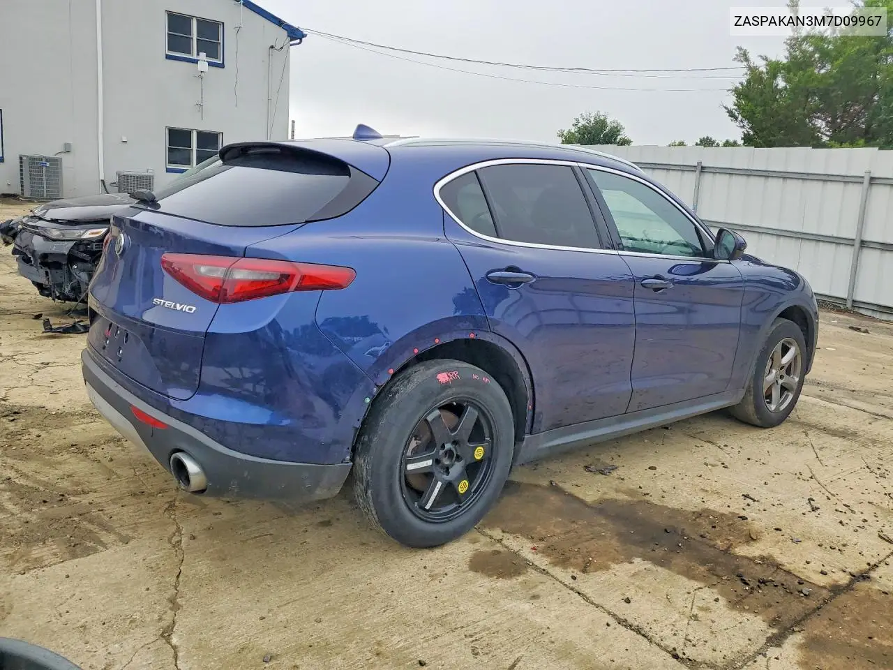 2021 Alfa Romeo Stelvio Sport VIN: ZASPAKAN3M7D09967 Lot: 60084416