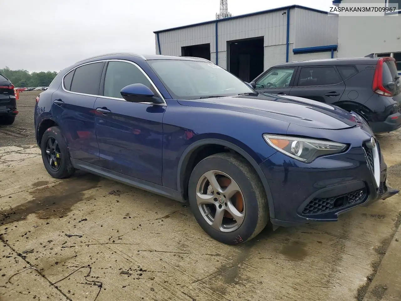 2021 Alfa Romeo Stelvio Sport VIN: ZASPAKAN3M7D09967 Lot: 60084416