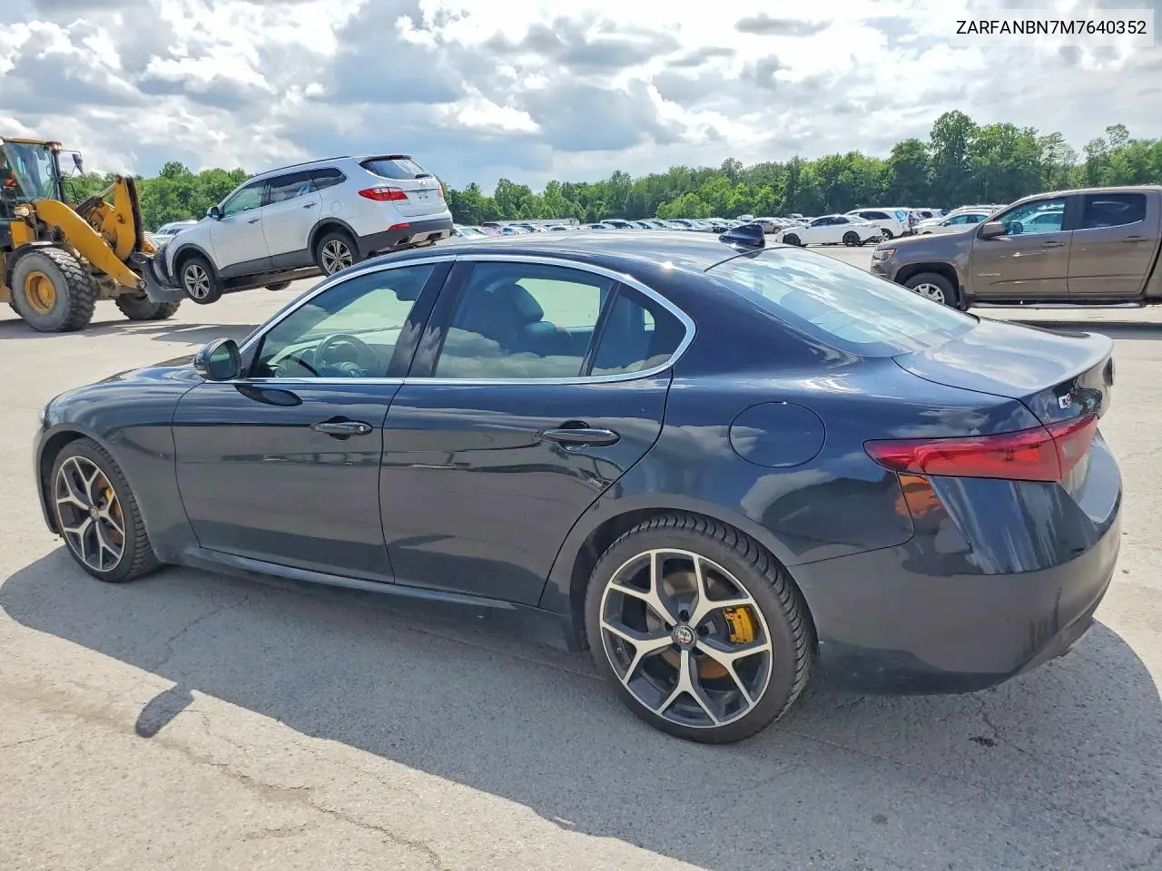 2021 Alfa Romeo Giulia Ti VIN: ZARFANBN7M7640352 Lot: 60219456