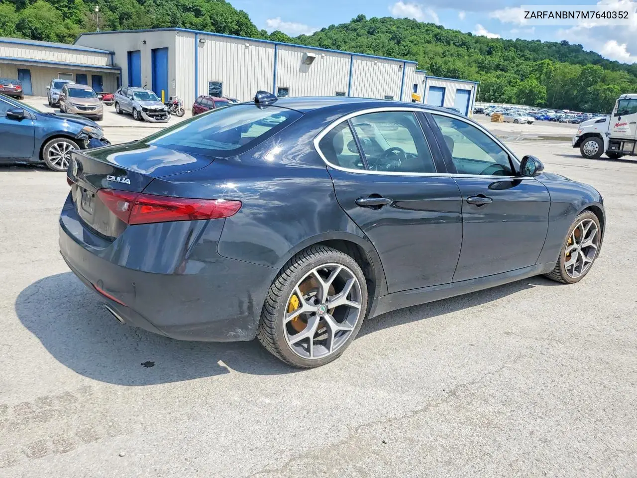 2021 Alfa Romeo Giulia Ti VIN: ZARFANBN7M7640352 Lot: 60219456