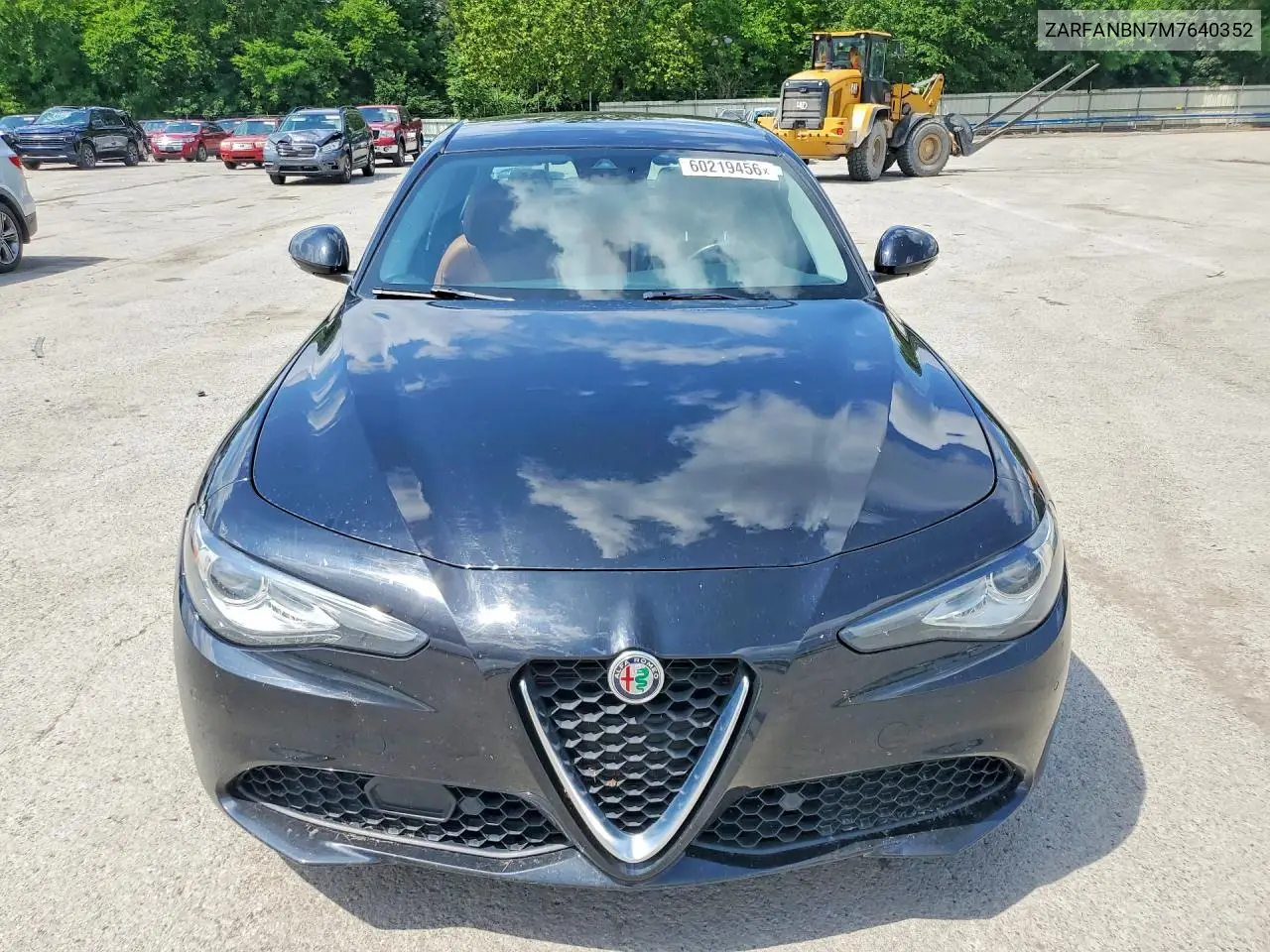 2021 Alfa Romeo Giulia Ti VIN: ZARFANBN7M7640352 Lot: 60219456