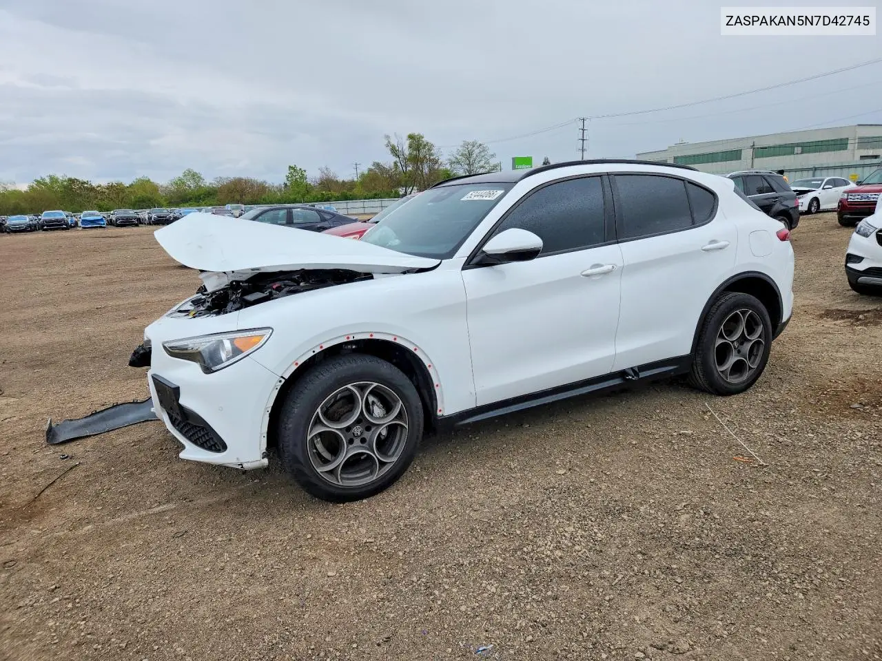 2022 Alfa Romeo Stelvio VIN: ZASPAKAN5N7D42745 Lot: 52444066